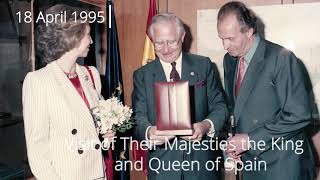 18 April 1995: Visit of their Majesties the Kings of Spain