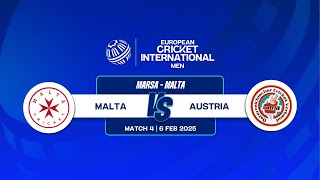 Match 4 - AUT vs MLT | Highlights | ECI Malta, 2025 | 06 Feb 2025 | ECI25.007