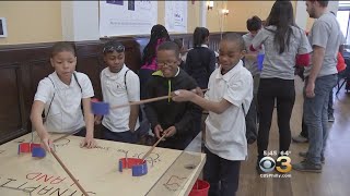 Philadelphia School Students Took Part In An Interactive Science Fair At The University Of Pennsylva