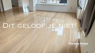 Dit geloof je niet, hoe deze houten vloer renovatie in Assen verliep!