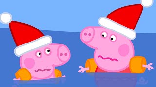 The Cold Christmas Swim 🌊 | Peppa Pig Tales Full Episodes