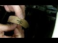 hand stitching a flat leather lathe belt