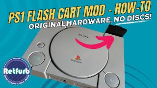 How-To Fit Ali-Express PS1 PSIO Flash Card Drive Mod - Playstation 1 . Retfurb Retro Gaming