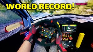 SMASHING THE WORLD RECORD or not... at Rallye Monte Carlo | EA WRC 24 | Peugeot 306 Maxi