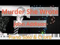 🎹Solo & Chord, Murder She Wrote, John Addison, Synthesia Piano