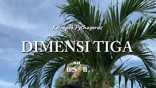 DIMENSI TIGA (Pengertian dimensi tiga, Jenis-jenis dimensi tiga, Jarak antar titik ke titik)