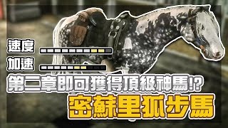 【碧血狂殺2】第二章即可獲得頂級神馬！密蘇里狐步馬！速度又快體積又大！霸氣十足｜荒野大鏢客2 槍戰 西部 牛仔 遊戲 NBA 2K21