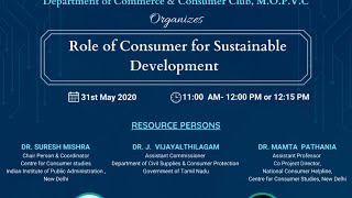 Role of Consumer for Sustainable Development
