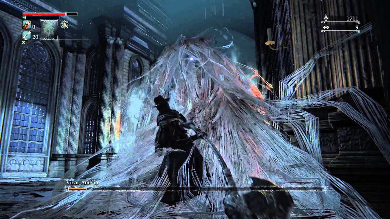 Bloodborne Vicar Amelia Bloodborne Boss Fight Youtube