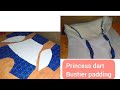 How to properly cut and pad a princess dart bustier (DIY padding princess dart bustier)