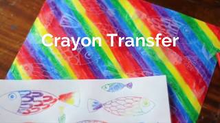 Crayon Transfer Drawing