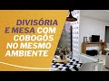 Divisória e Mesa com Cobogós no Mesmo Ambiente | Burguina Cobogó