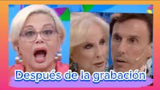 Después de la grabación La verdad detrás de la pelea de Mirtha Legrand y  Moritán @fmsantafeok