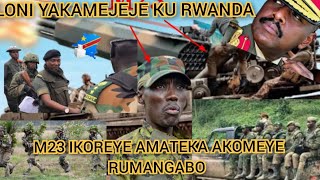 SAA 15:10 PM🚨#M23 RUMANGABO IHAKOREYE AGASHYA| #LONI YACANYE UMURIRO KU RWANDA/#GOMA MONUSCO NA FDRL