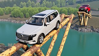 Cars vs Broken Log Bridge x Deep Water - BeamNG Drive 🔥 ULTIMATE Challenge