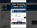 kota universtiy result 2023 kota university ba 1st year result 2023 shorts sarkariexamnews