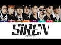 Ateez (에이티즈) - 'siren' Lyrics [color Coded_han_rom_eng]
