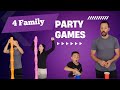 4 fun family party games @StacysGiggleGames #familyfun #familygames #gamenight