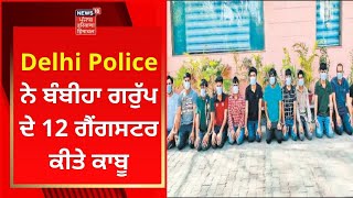 Delhi Police ਨੇ ਬੰਬੀਹਾ ਗਰੁੱਪ ਦੇ 12 ਗੈਂਗਸਟਰ ਕੀਤੇ ਕਾਬੂ | Live News | News18 Punjab