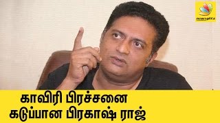 Prakash Raj walks out of TV interview after reporter raises Cauvery issue | Tamil Cinema News