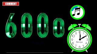 brilliant emerald color 600 seconds timer countdown alarm🔔