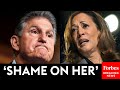 BREAKING NEWS: Joe Manchin Says He Won't Endorse Harris Over Pledge To Kill Filibuster For Roe