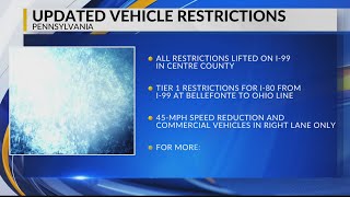 PennDOT Updates Roadway Restrictions for Winter Storm