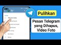 Cara mengembalikan pesan yang telah terhapus di Telegram | Cara mengembalikan pesan chat di Telegram