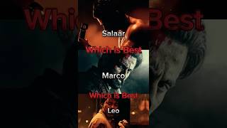 Salaar vs Leo vs Marco Box Office collection | #shorts #salaar #leo #marco