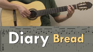 Diary / Bread (Guitar) [Notation + TAB]