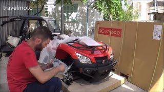 unboxing KYMCO MXU 450i ATV 2019