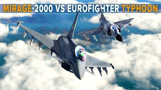 INTENSE Dogfight Between Mirage-2000 and Eurofighter Typhoon | DCS World