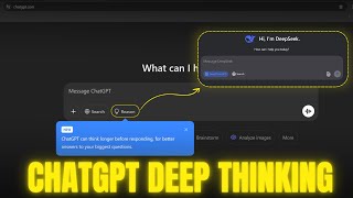 ChatGPT Introduced Deep Thinking Feature! ( Copying DeepSeek? )