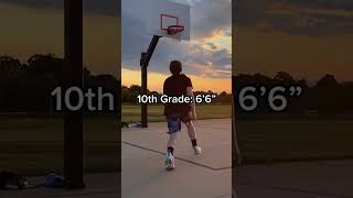 His dunk progress is remarkable📈🏀 #shorts