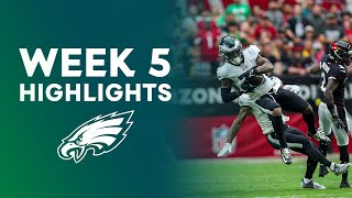 Philadelphia Eagles vs. Arizona Cardinals Week Five Highlights