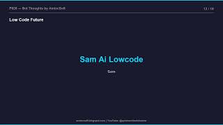 Bot Thoughts Podcast — Is Low-Code the Future? Or a Developer's Trap?