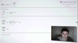 Partial Derivatives Example 4 (KristaKingMath)