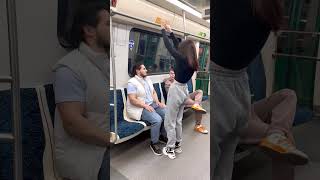 Prank in the subway