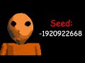 Baldi's Basics Plus - Seed -1920922668