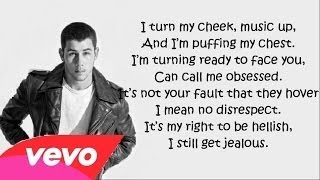 Nick Jonas   'Jealous' Lyrics