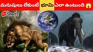 మనుషులు లేకుంటే 🌎 భూమి ఎలా ఉంటుంది 😱 | Amazing telugu facts | #shorts