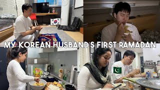 My Korean Husband fasted for the first time |Ramadan Vlog 2023|