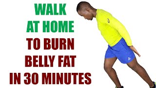 Walk at Home Workout to Burn Belly Fat in  30 Minutes 🔥 Burn 250 Calories Walking 🔥