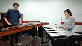 J.S. Bach - Invention No. 13 for marimba and vibraphone