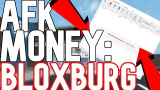 Bloxburg Afk Money Glitch Free Auto Afk Job