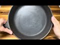 SEASONING & RESTORING A CAST IRON SKILLET FOR A NON-STICK SURFACE