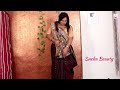 Saree draping in different styles traditional | beginners saree draping idea | Sneha Beauty