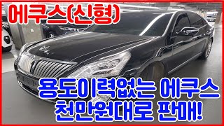 에쿠스 천만원대에 관리상태 이정도면 이큐900 굳이 안타지 틈만나면 센터들어가서 점검 받음 관리상태 끝판의 5.0 에쿠스입니다