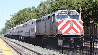 600 subscribers special (pt.1) Railfanning a hot and sunny day at Menlo Park and San Carlos!!