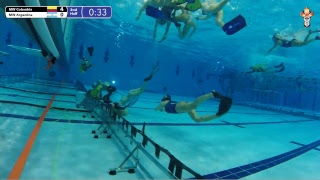 G124 - MW COL vs. ARG - 20th CMAS Underwater Hockey World Championships